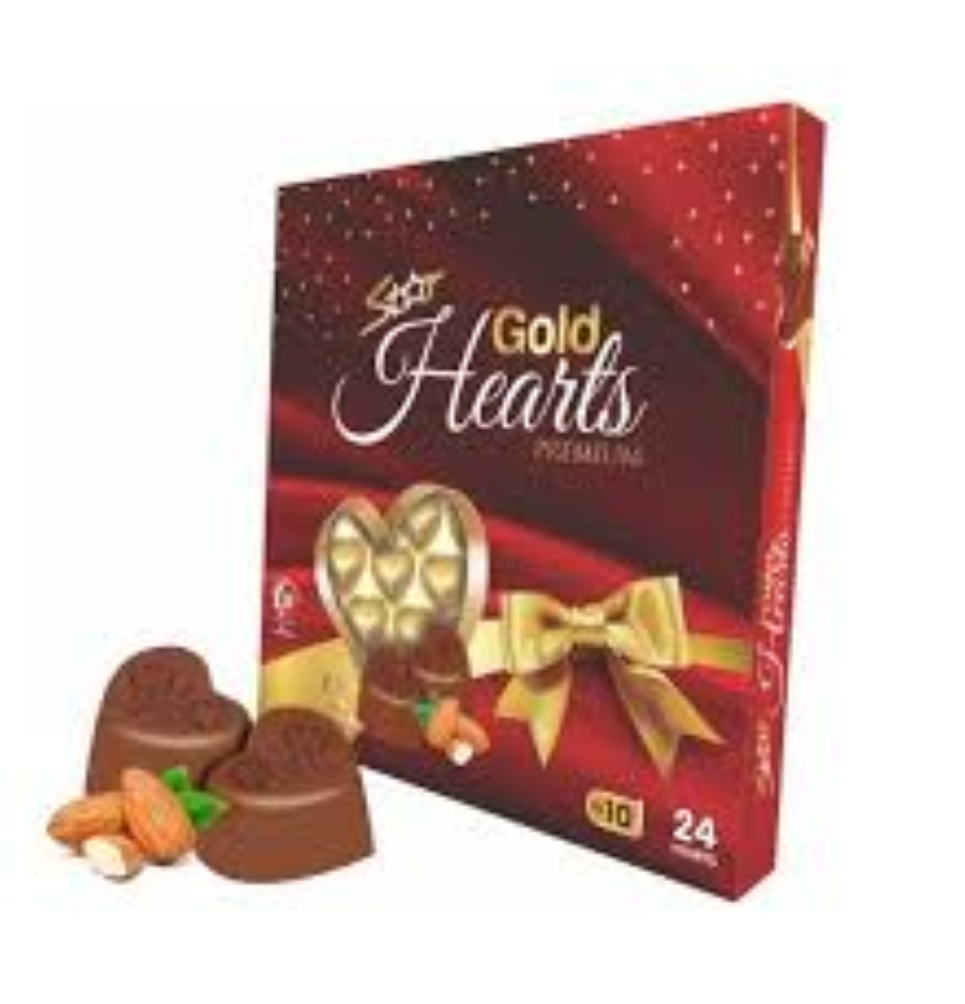 STAR CHOCO HEART 150G